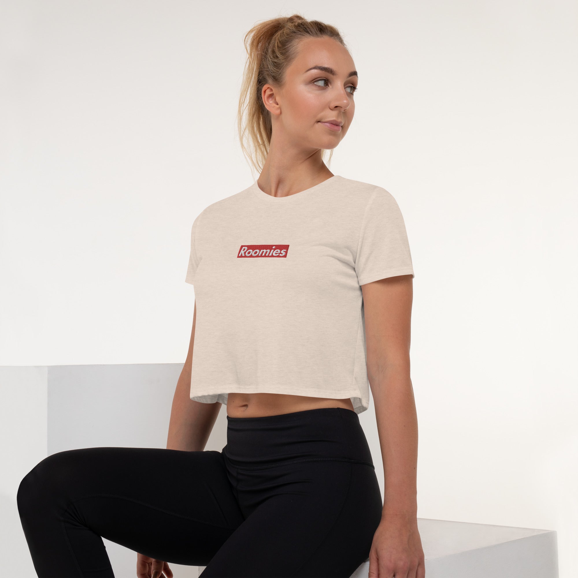 ROOMIES x Supreme - Embroidered Crop Top